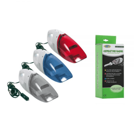 Aspirapolvere 12V 60W colori assortiti con presa accendisigari Rhutten - Brico Sapiens - L' evoluzione del fai da te Aspirapolvere 12V 60W colori assortiti con presa accendisigari Rhutten - Brico Sapiens - L' evoluzione del fai da te